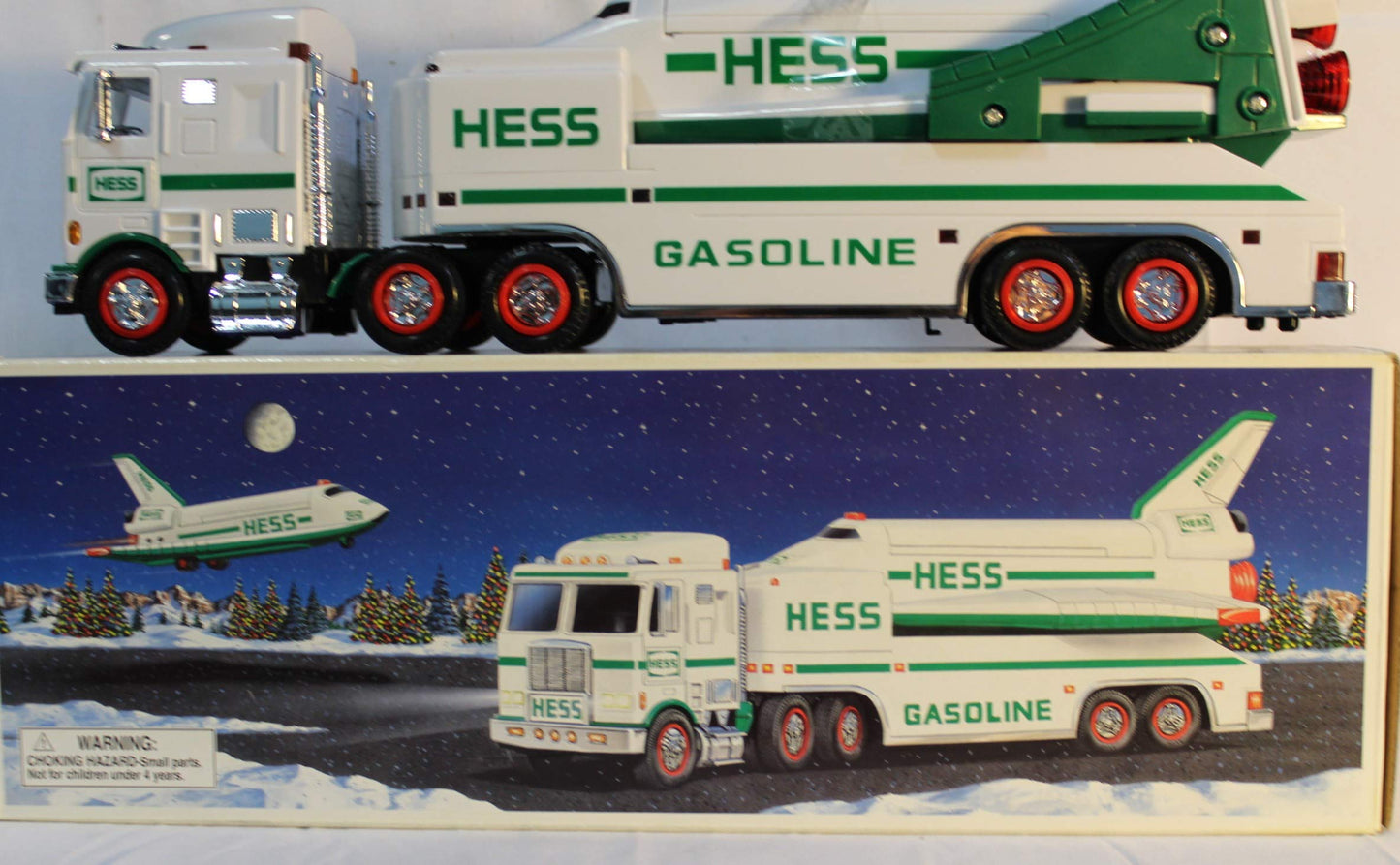 Hess 1999 Truck and Space Shuttle with Satellite – Classic Die-Cast Toy Set