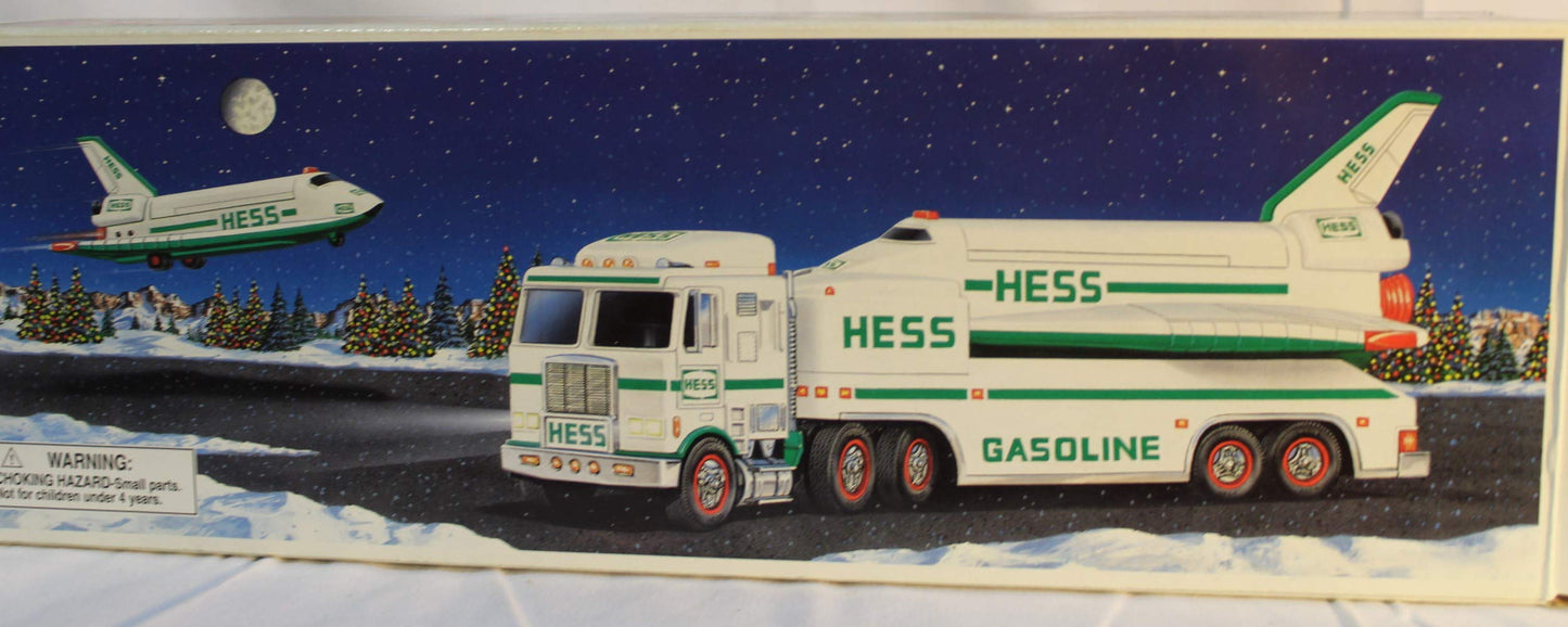 Hess 1999 Truck and Space Shuttle with Satellite – Classic Die-Cast Toy Set