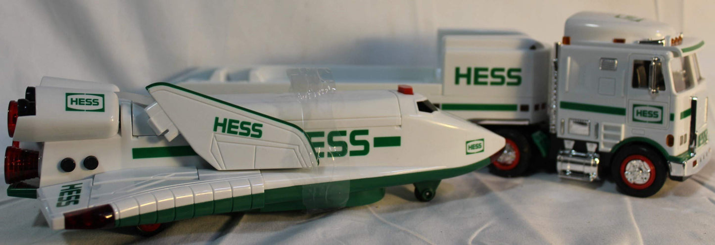 Hess 1999 Truck and Space Shuttle with Satellite – Classic Die-Cast Toy Set
