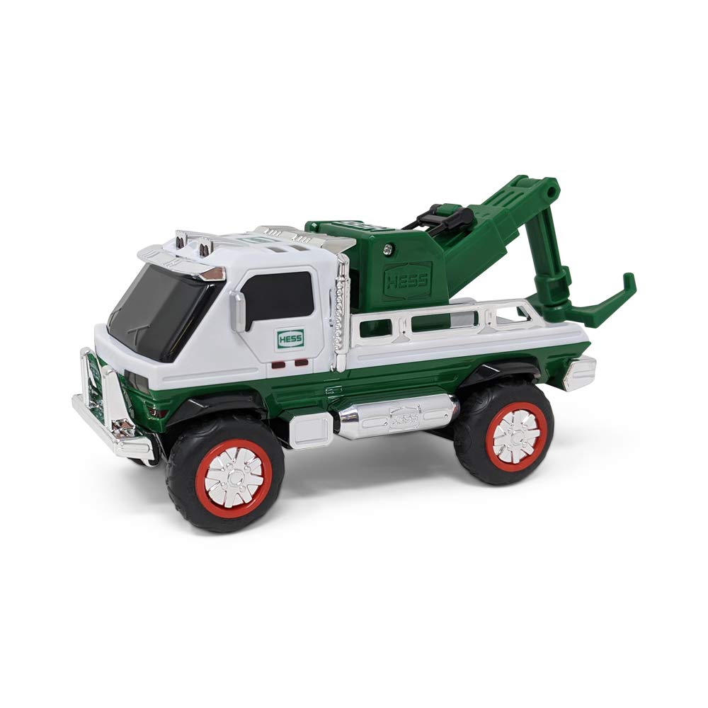 Hess 2019 Tow Truck Rescue Team Toy – Lights, Sounds, Detachable Flatbed