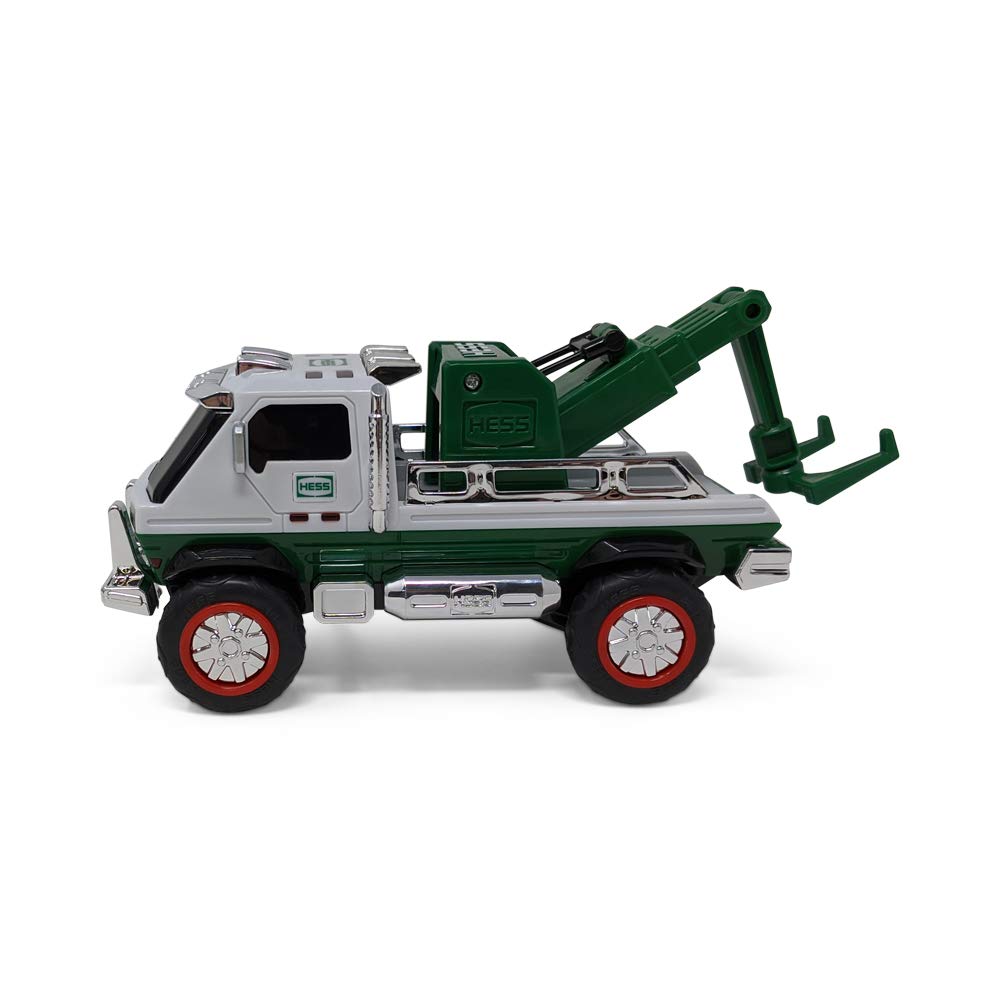 Hess 2019 Tow Truck Rescue Team Toy – Lights, Sounds, Detachable Flatbed