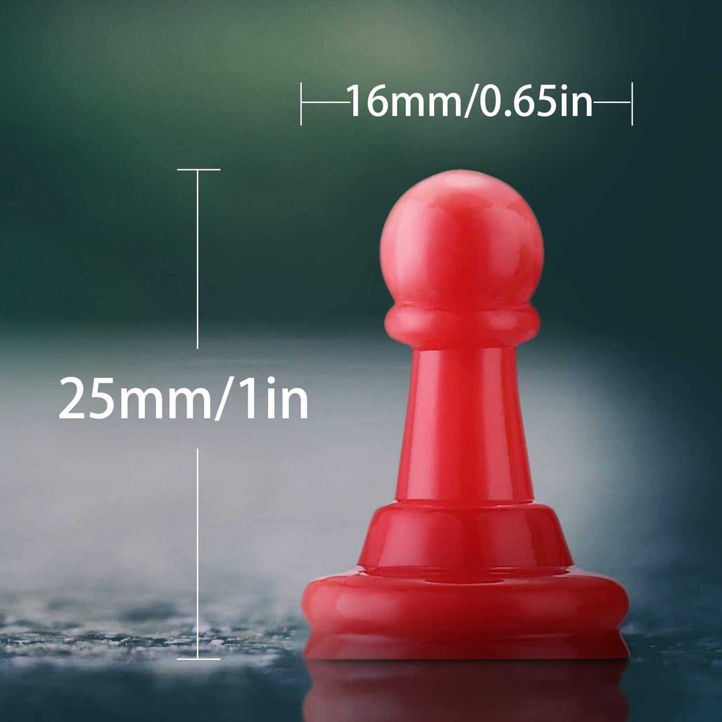 HESTYA 96 Pcs Multicolor Board Game Pawns – 1 Inch Replacement Pieces
