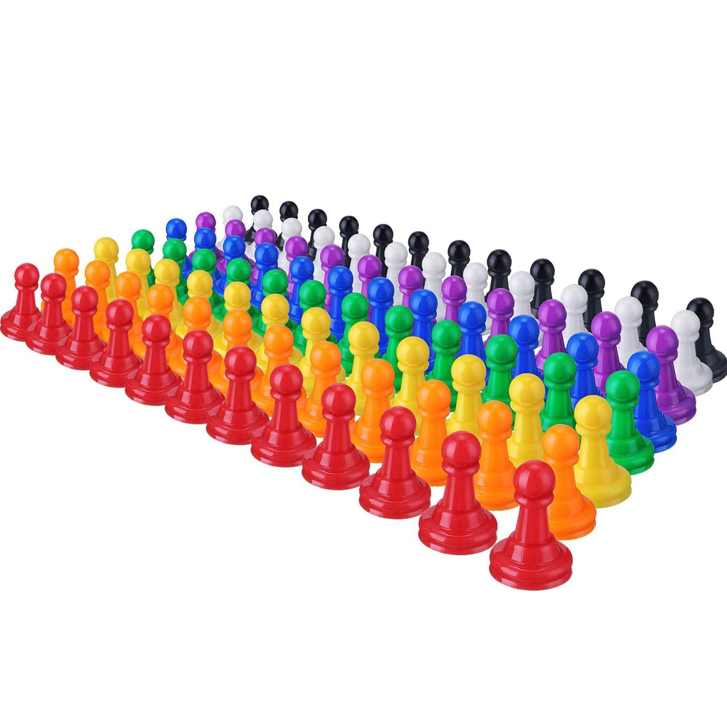 HESTYA 96 Pcs Multicolor Board Game Pawns – 1 Inch Replacement Pieces