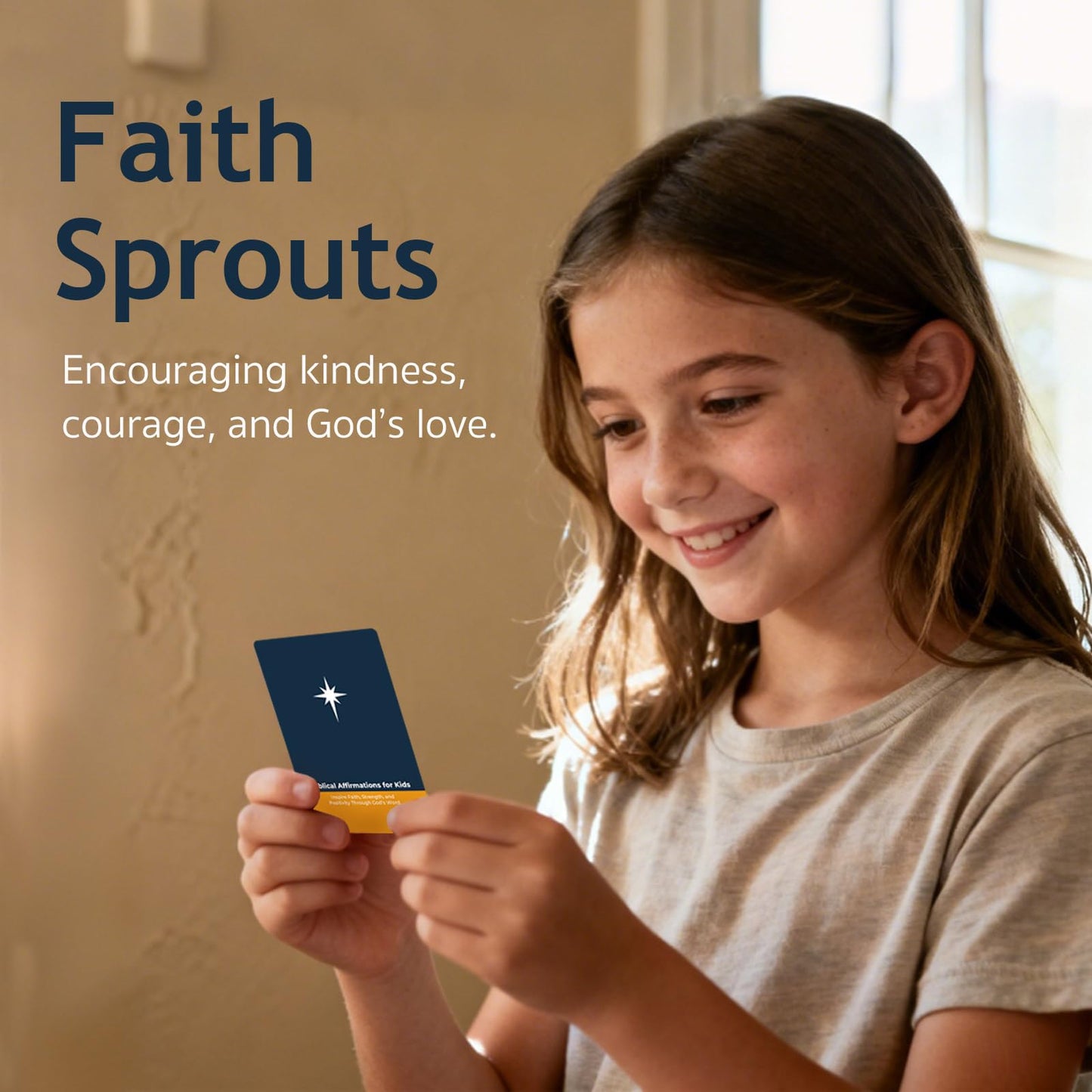 Hesuuho Easter Gift for Kids: 63 Biblical Affirmation Cards for Daily Faith