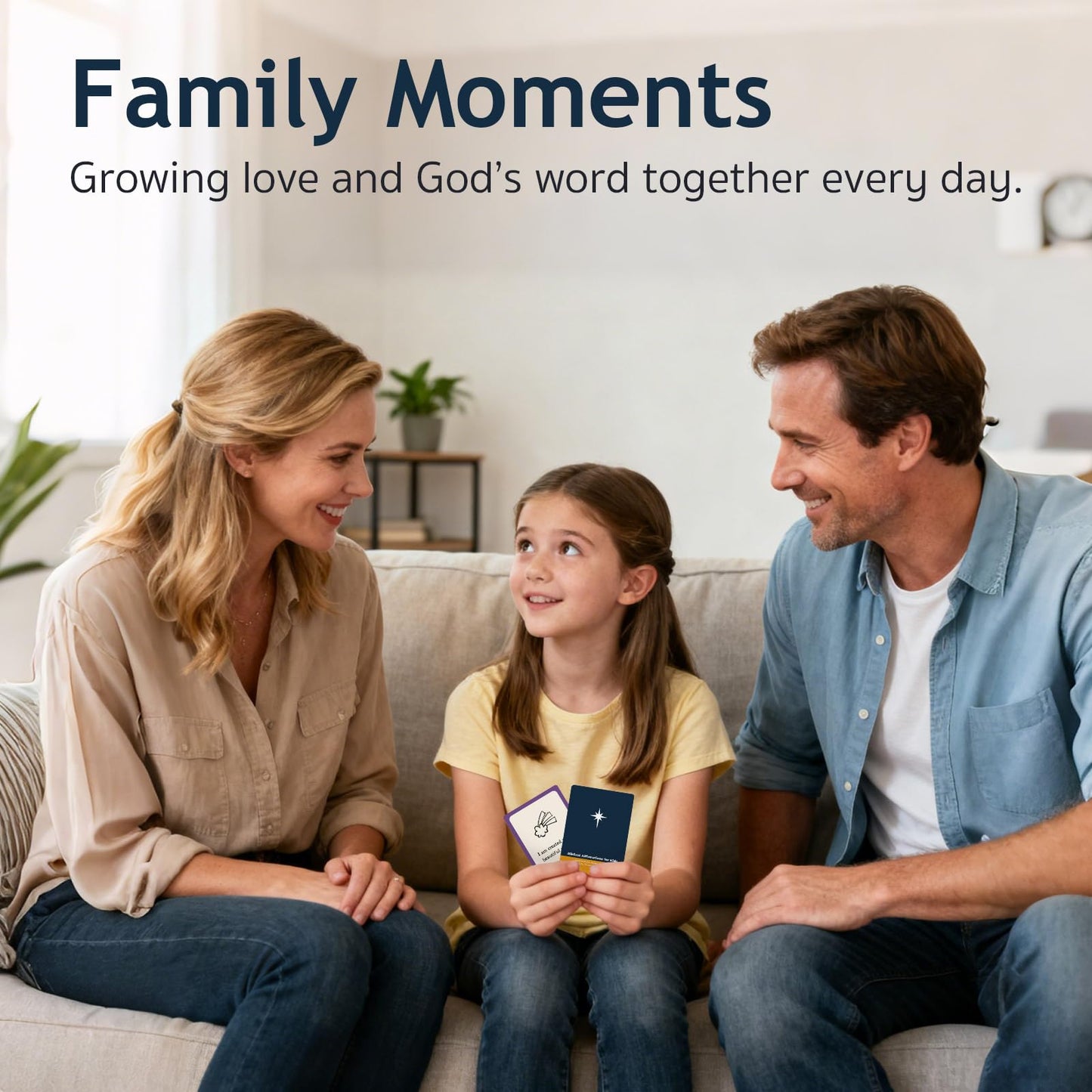 Hesuuho Easter Gift for Kids: 63 Biblical Affirmation Cards for Daily Faith