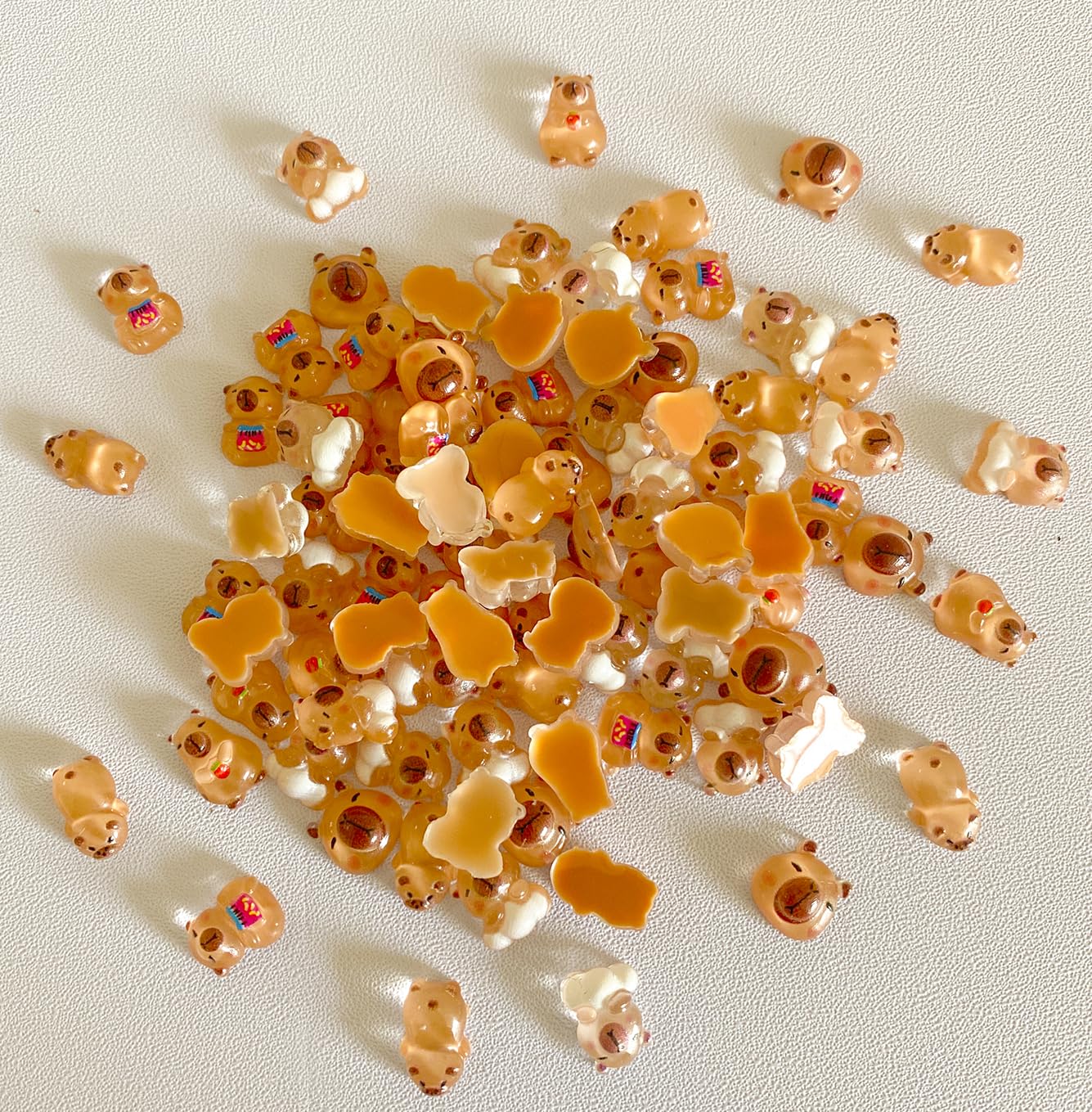 HETRUUOP 100PCS Mini Capybara Decor for Dollhouse – Resin Figures