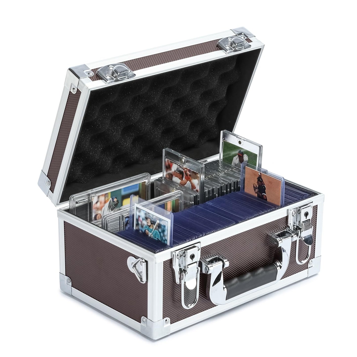 HEWEI WORKS Collectable Card Case Coffee – Secure, Organized Trading Card Storage