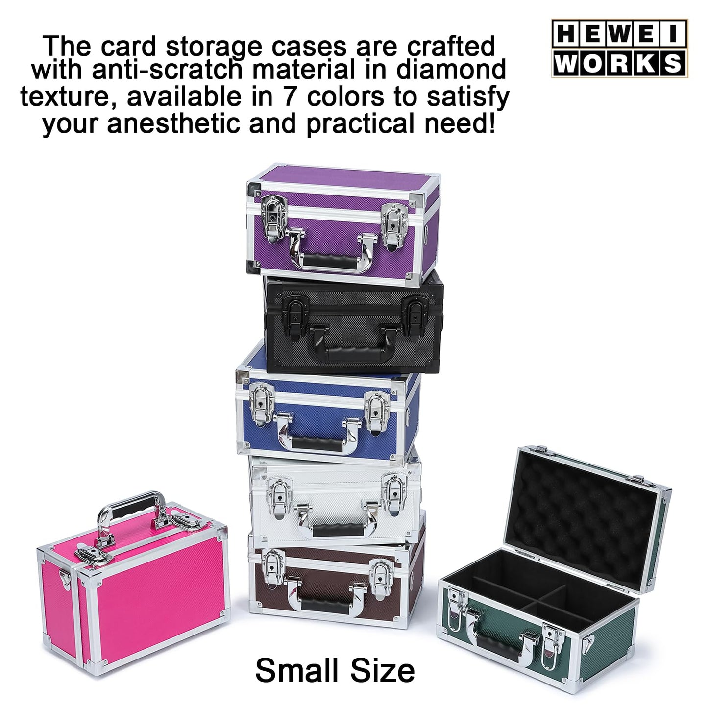 HEWEI WORKS Collectable Card Case Coffee – Secure, Organized Trading Card Storage