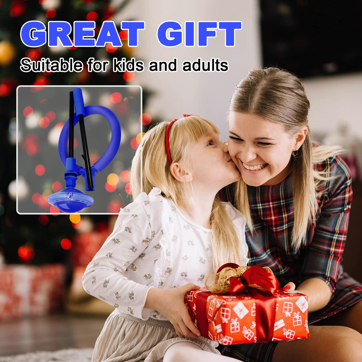 Hewog Skip Ball – Portable Foldable Colorful Flash Wheel Swing Ball for Kids & Adults