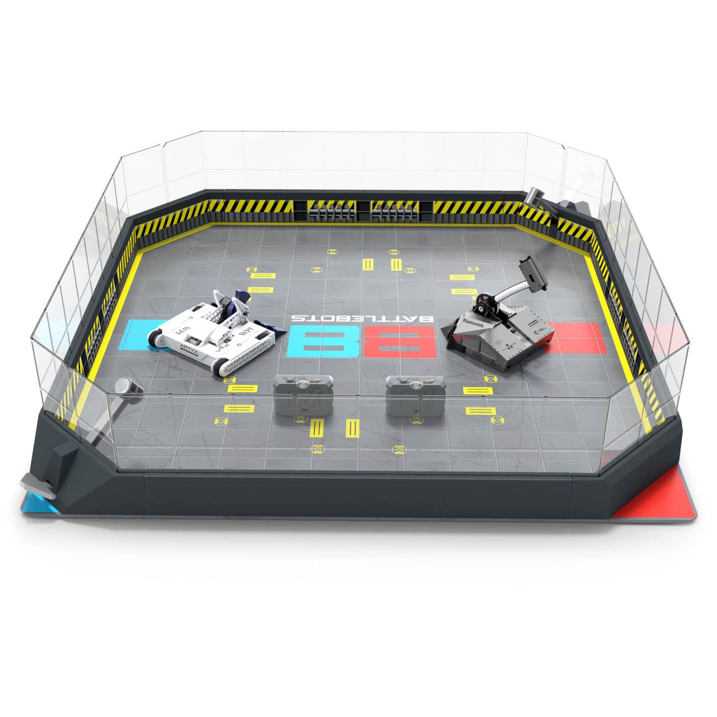 HEX BOTS BattleBots Arena 4.0: Bite Force & Blacksmith – Action-Packed Arena Playset