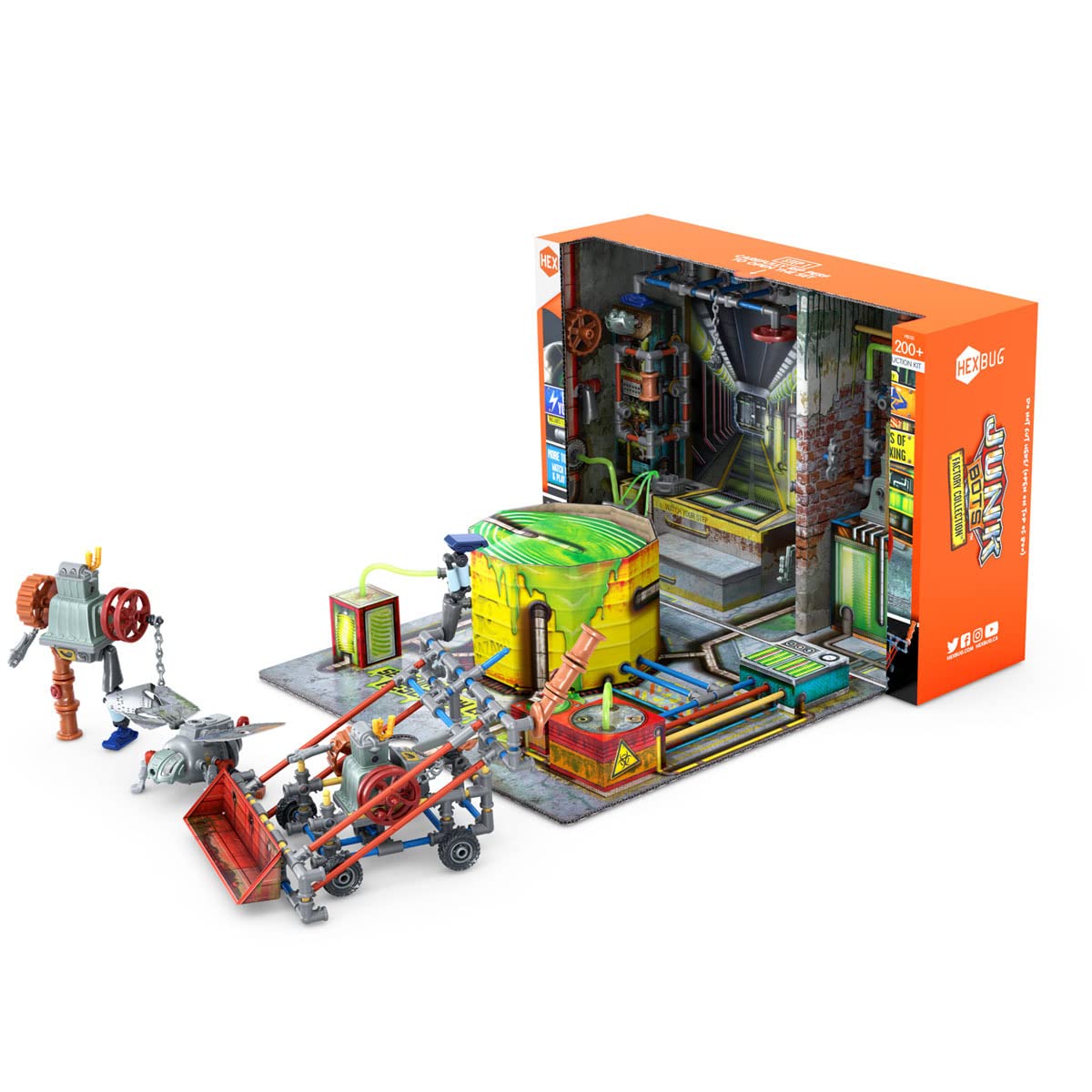HEXBUG JUNKBOTS Small Factory Habitat Power Sub Station Playset