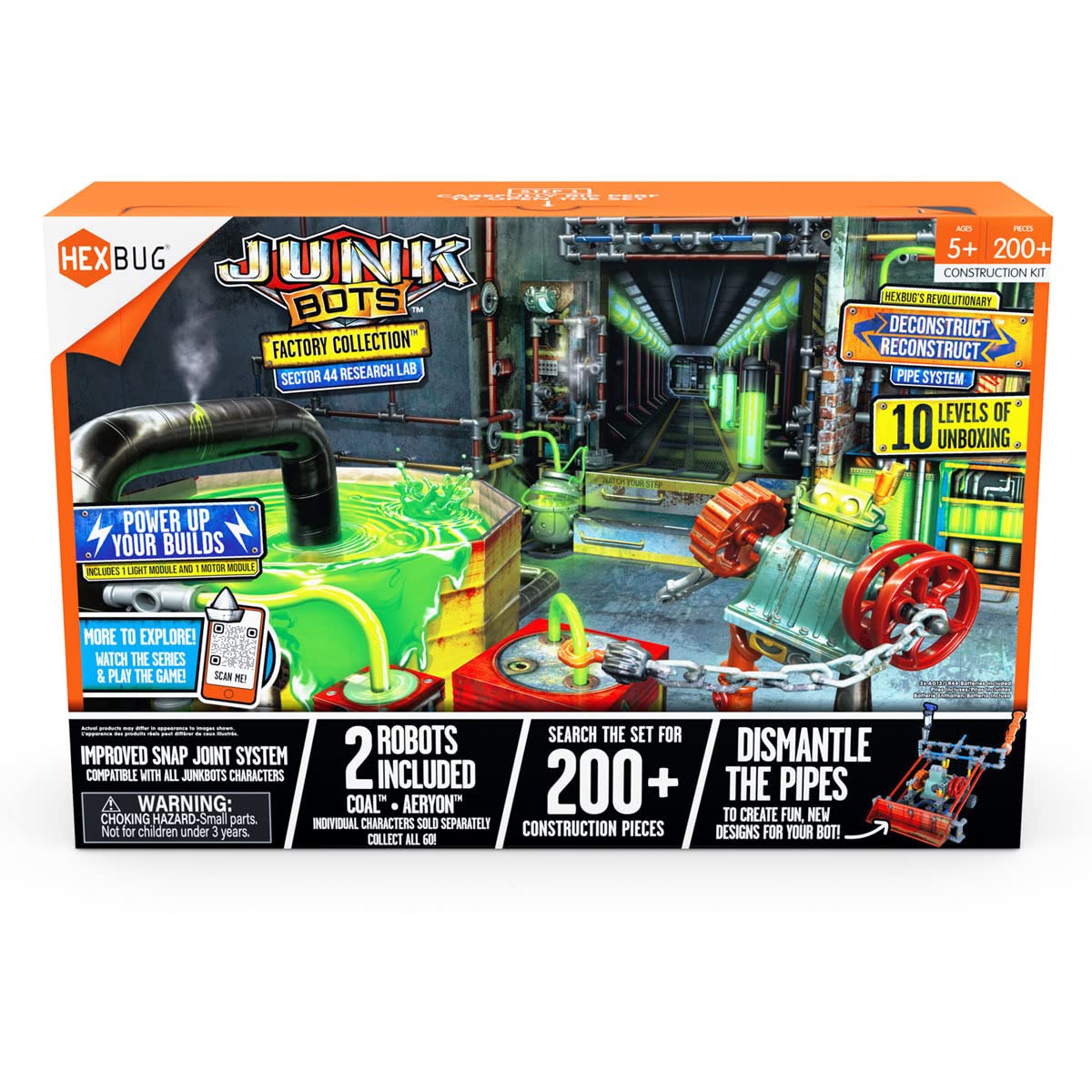 HEXBUG JUNKBOTS Small Factory Habitat Power Sub Station Playset