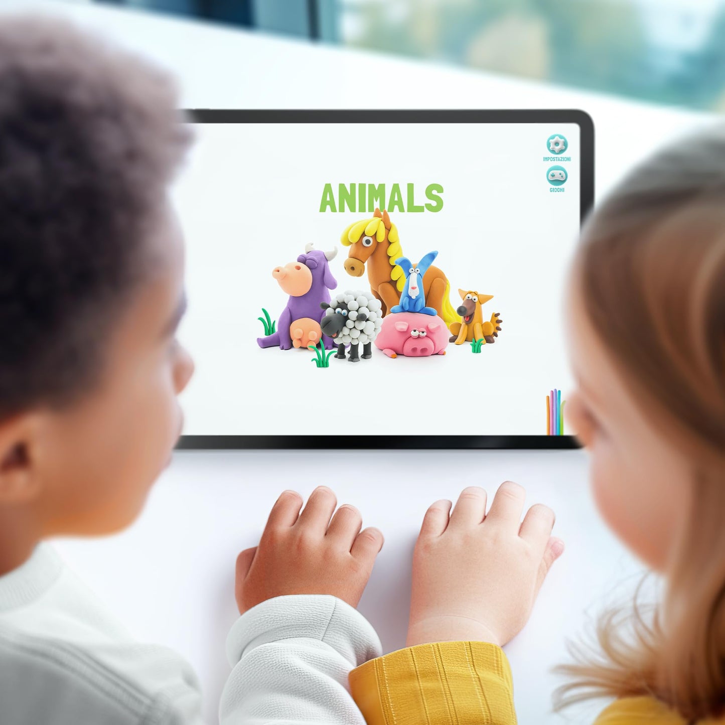 Hey Clay Animals – 18-Can Air-Dry Clay with Interactive App for Ages 3–11