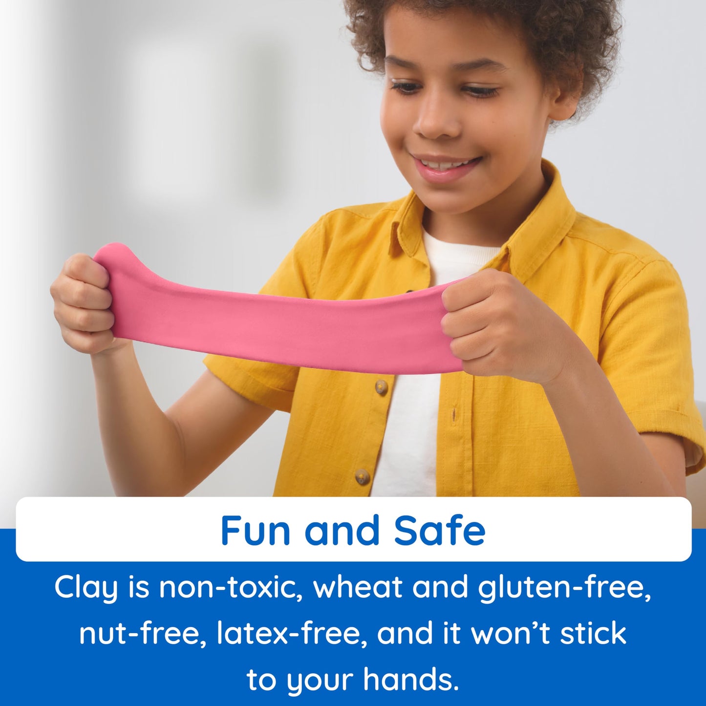 Hey Clay Animals: Interactive Air-Dry Clay Kit with App for Kids & Tweens