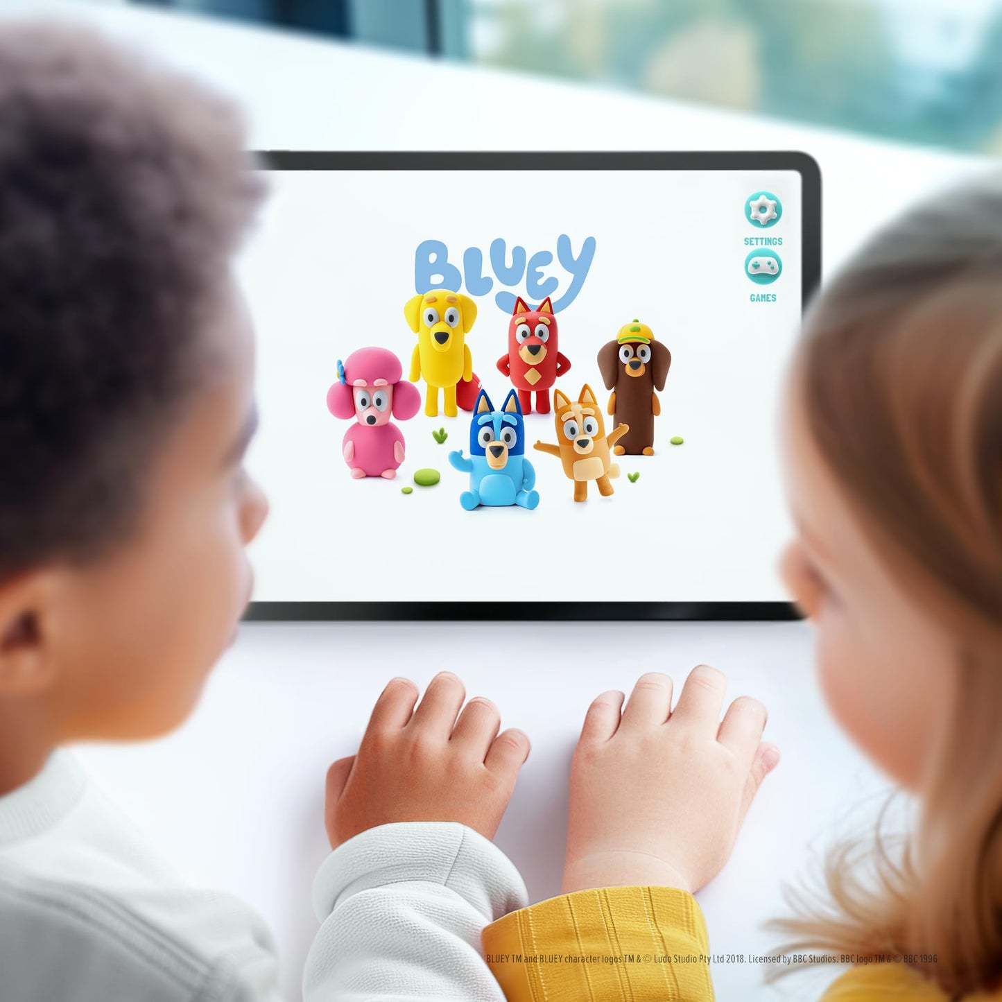 HEY CLAY Bluey & Friends - Air-Drying Clay Kit for Kids (Full Set of 6 Characters)