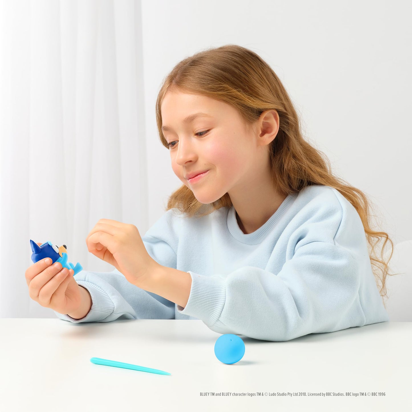 HEY CLAY Bluey & Friends - Air-Drying Clay Kit for Kids (Full Set of 6 Characters)