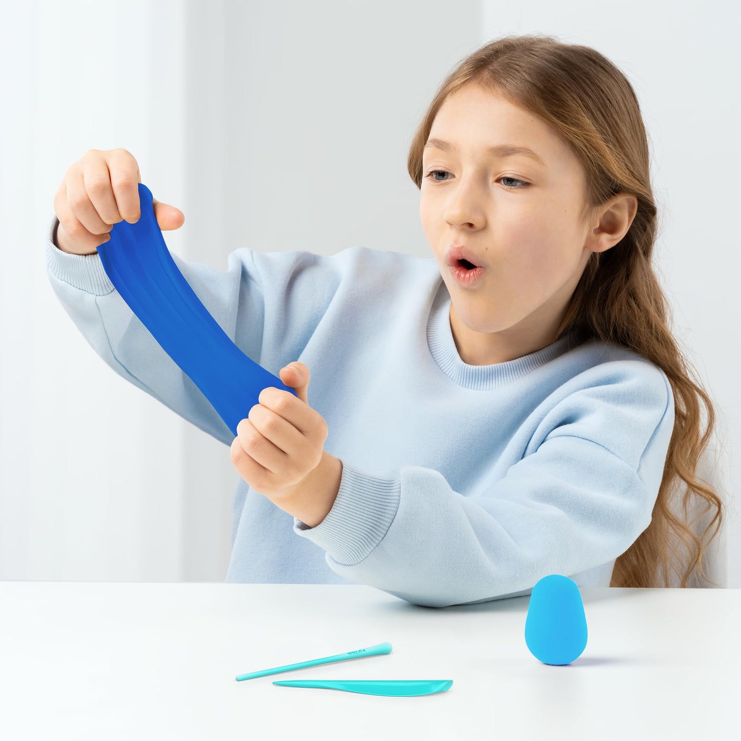 HEY CLAY Bluey & Friends - Air-Drying Clay Kit for Kids (Full Set of 6 Characters)