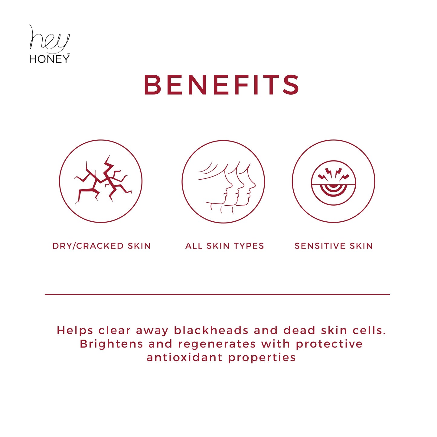 Hey Honey Propolis & Dead Sea Salt Microdermabrasion Scrub – Gentle Exfoliant for Sensitive Skin