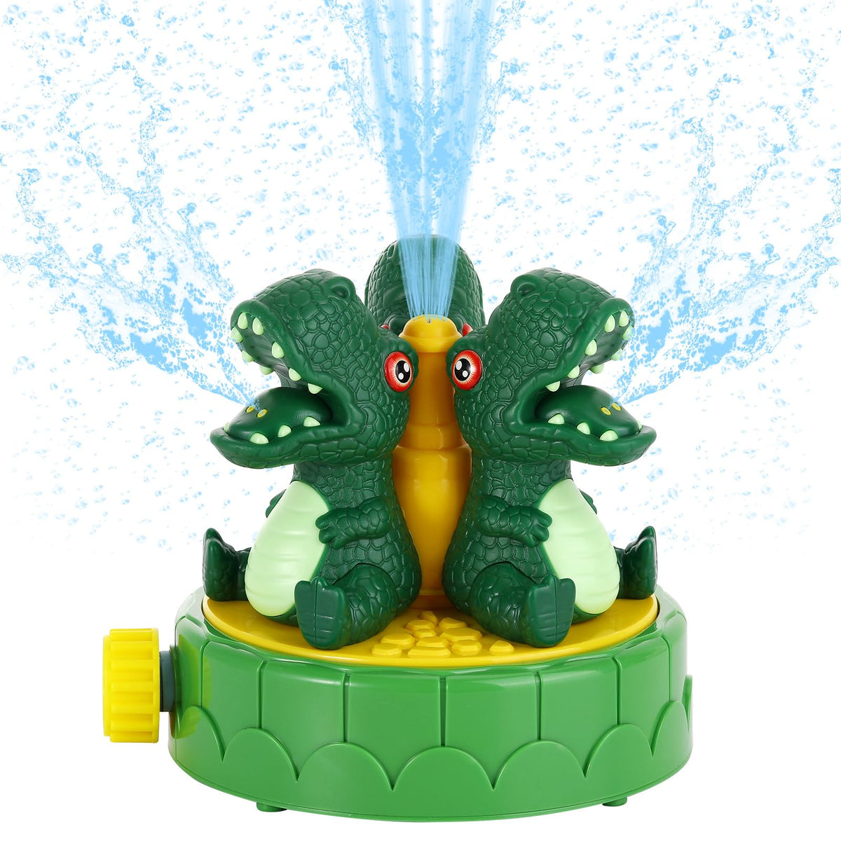 HeySplash Dragon Water Sprinkler Toy – 360° Outdoor Kid Splash Play