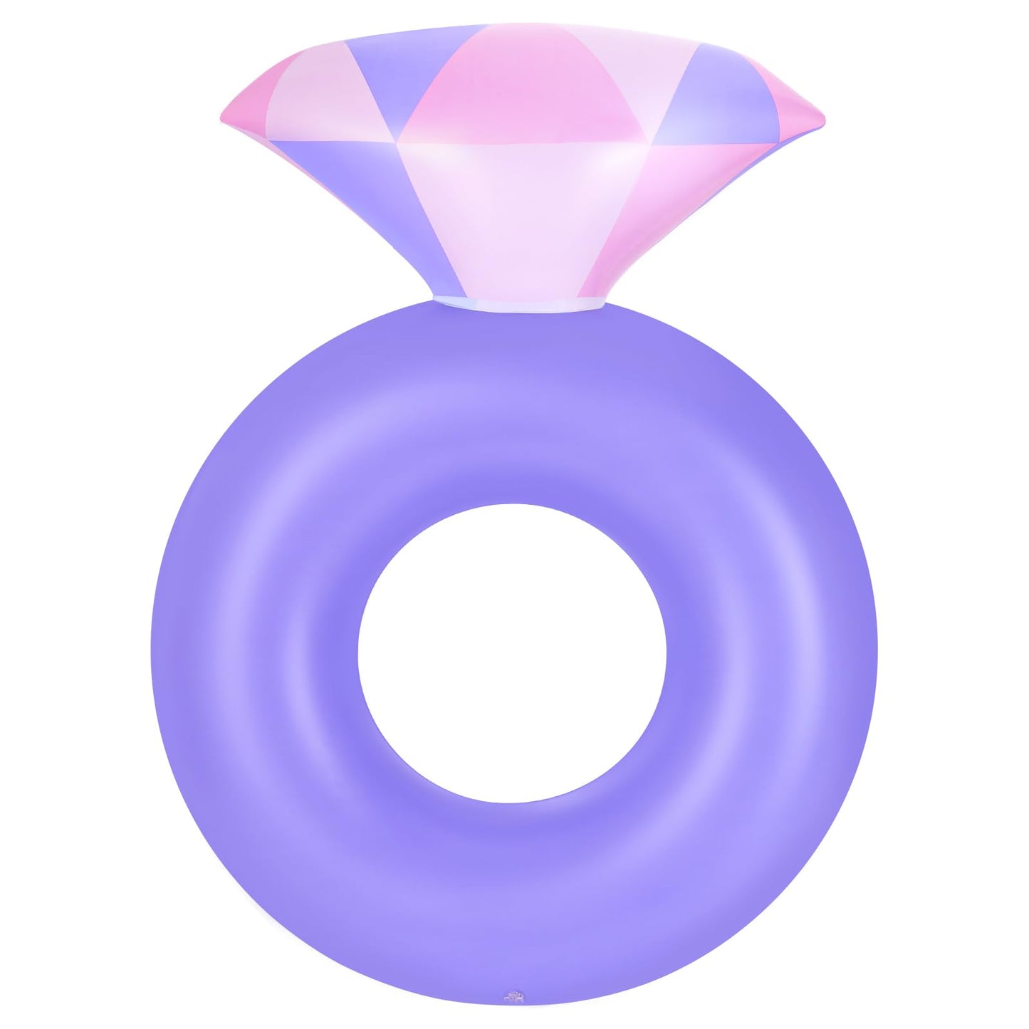 HeySplash Diamond Ring Pool Float – Large Engagement Ring Floatie for Adults (Purple Pink)