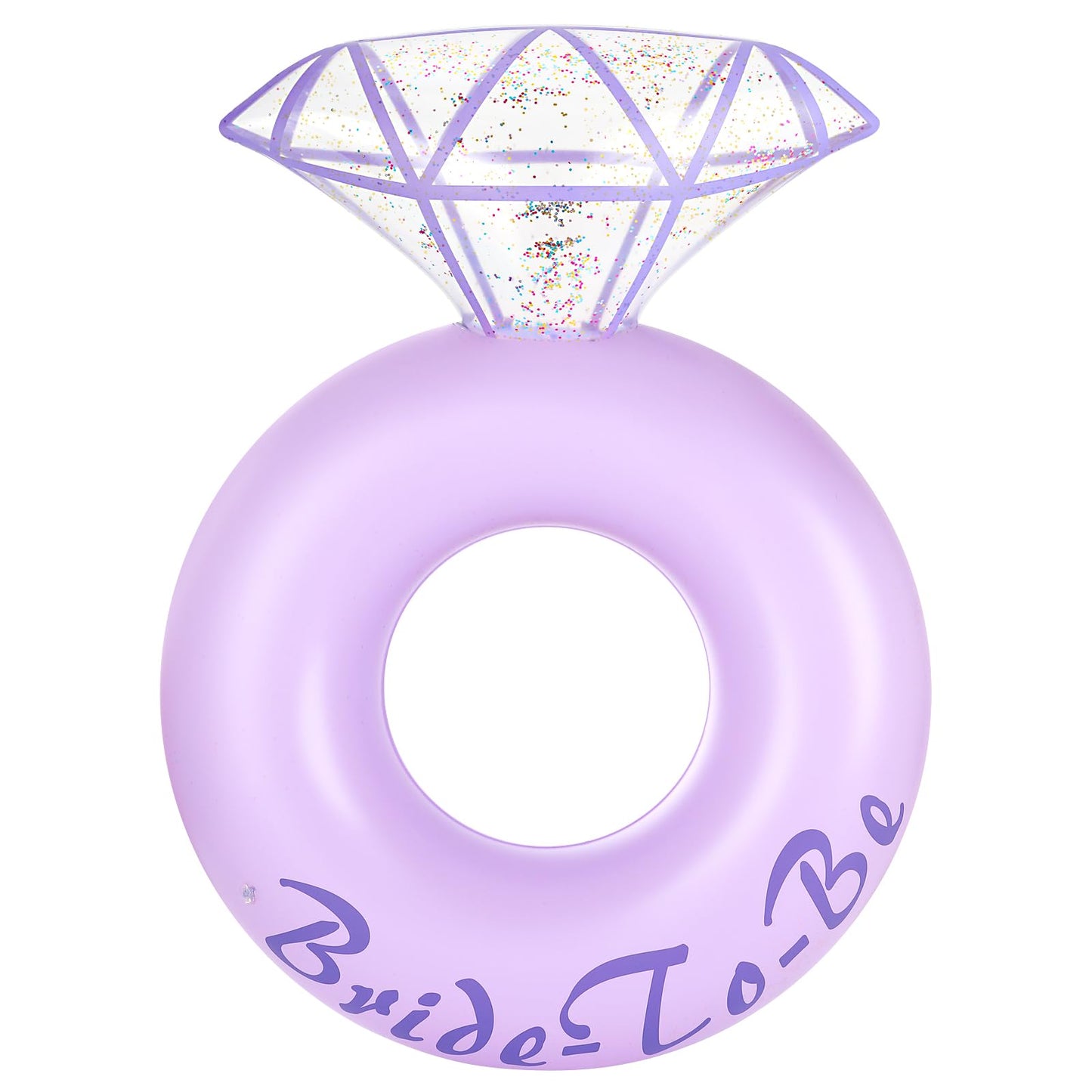 HeySplash Diamond Ring Pool Float - Large Inflatable Engagement Ring for Adults