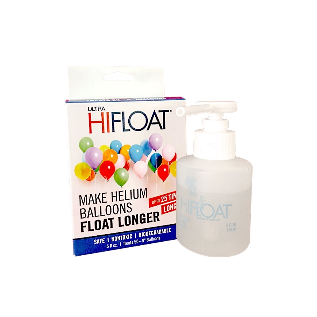 LA Balloons 001116 Hi-Float Solution, 5 oz, Transparent | HI-FLOAT
