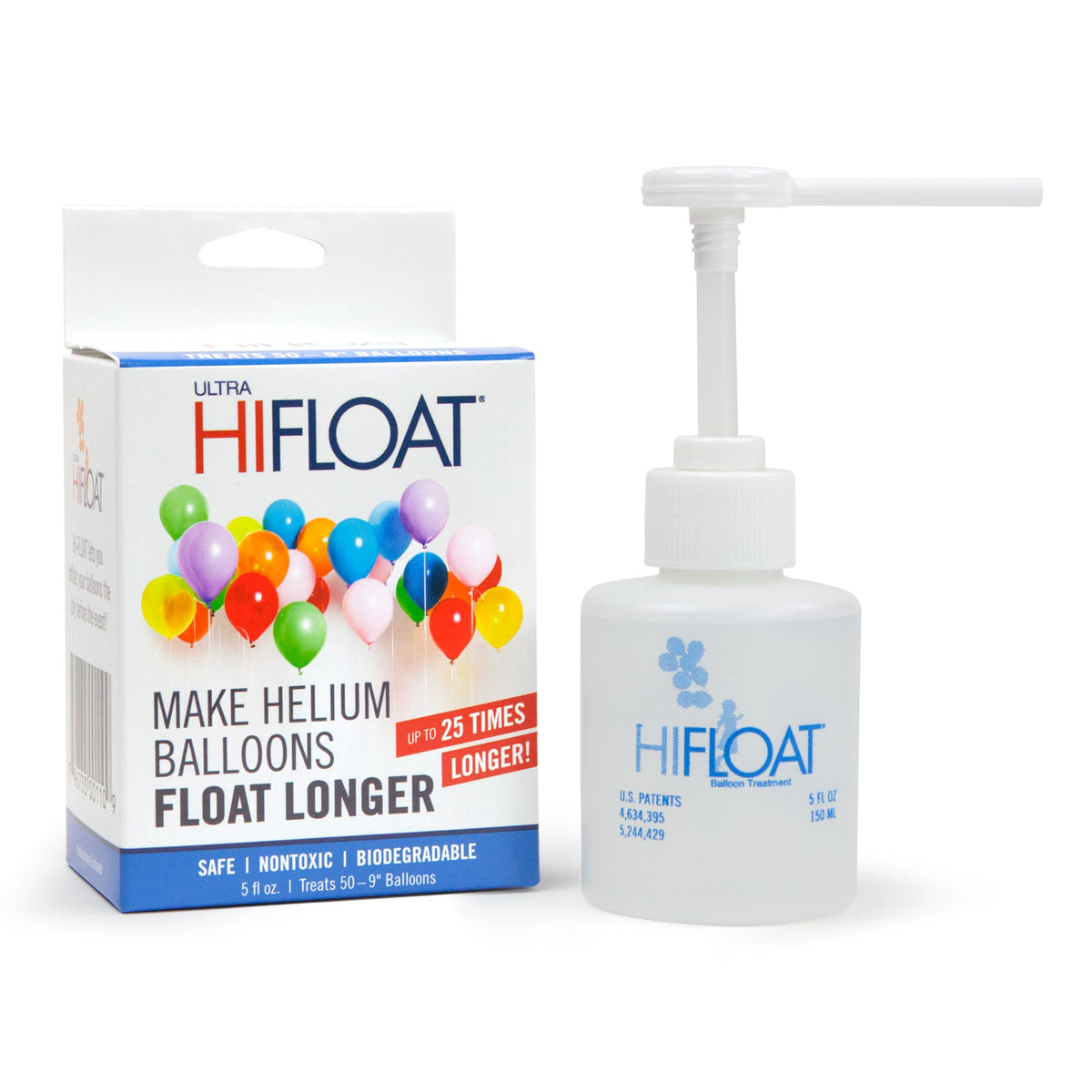 LA Balloons 001116 Hi-Float Solution, 5 oz, Transparent | HI-FLOAT