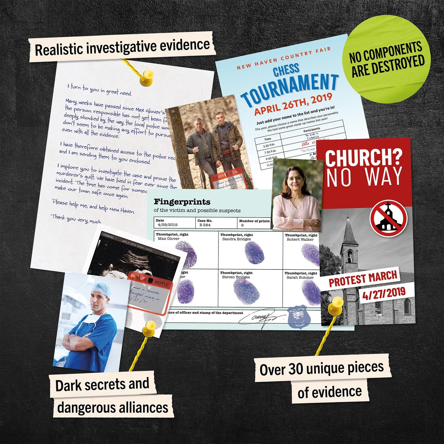 Hidden Games Murder Mystery Game – Solve a Folk Festival Cold Case with 30+ Clues