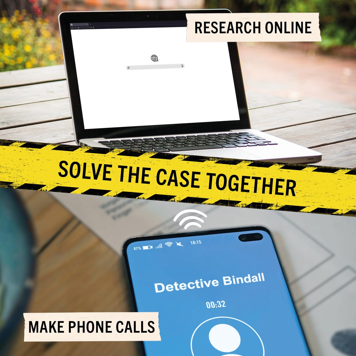 Hidden Games Murder Mystery Game – Solve a Folk Festival Cold Case with 30+ Clues