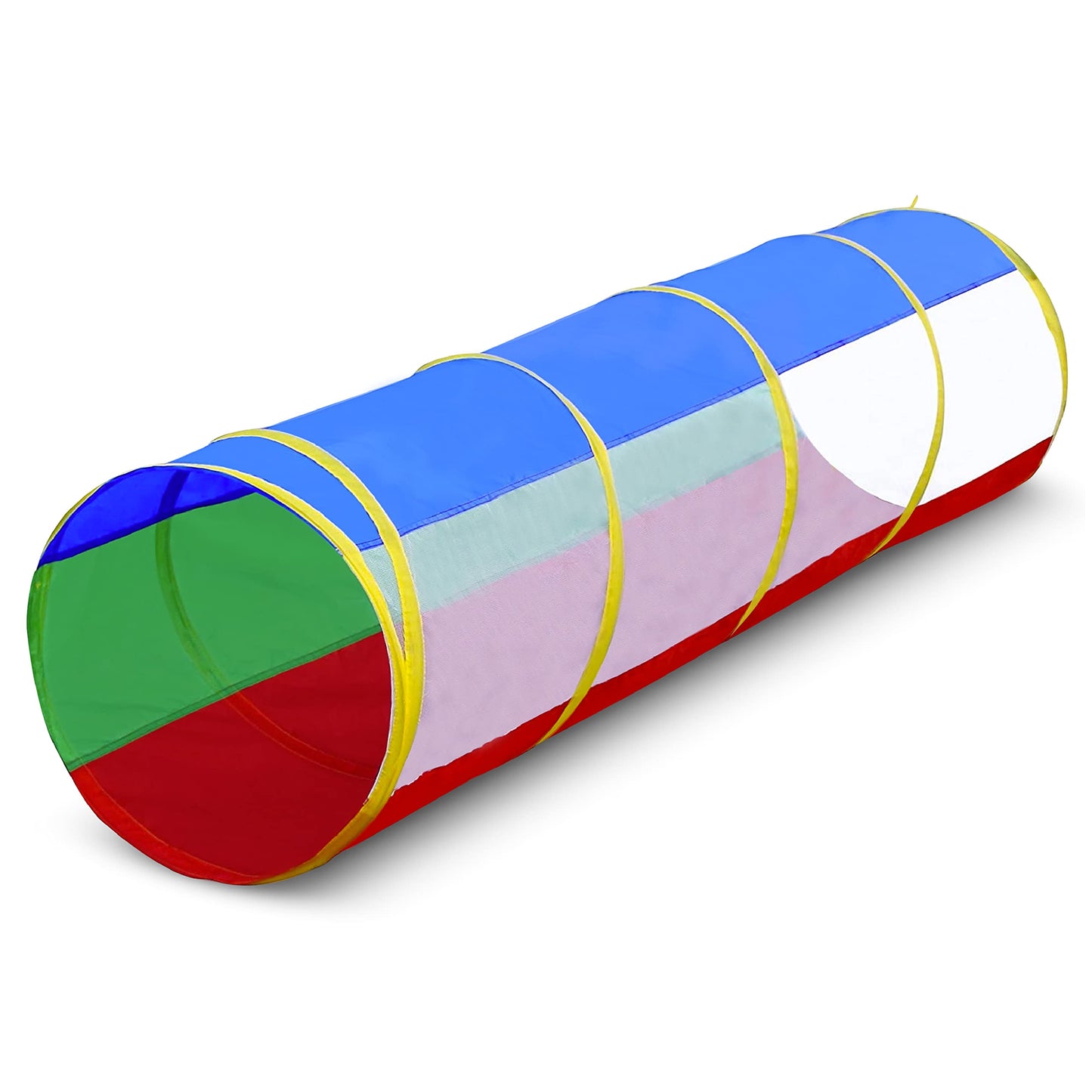 Hide N Side 6ft Crawl Through Play Tunnel – Pop-Up Indoor & Outdoor Tunnel for Kids and Pets