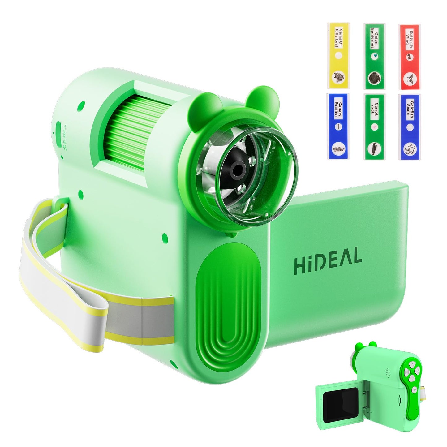 Hideal HP60 IPS Microscope for Kids – Auto On/Off, 3-in-1 Portable Miniscope, PC View