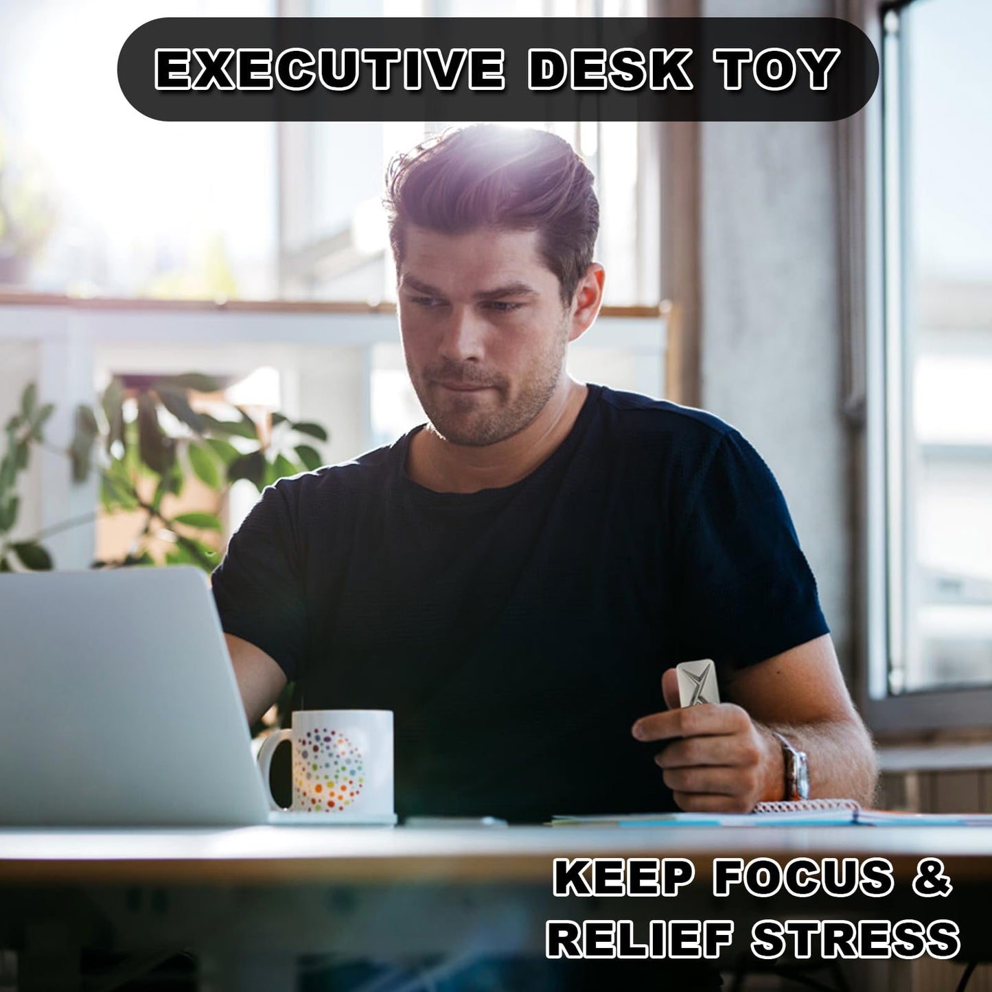 HIDEDC Breakthrough Fidget Slider – Trackless EDC Toy for Focus, Stress Relief, and On-the-Go Focus