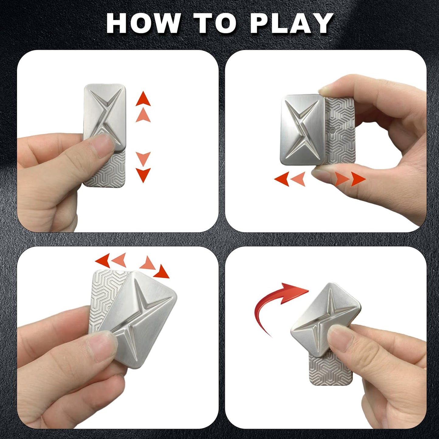HIDEDC Breakthrough Fidget Slider – Trackless EDC Toy for Focus, Stress Relief, and On-the-Go Focus