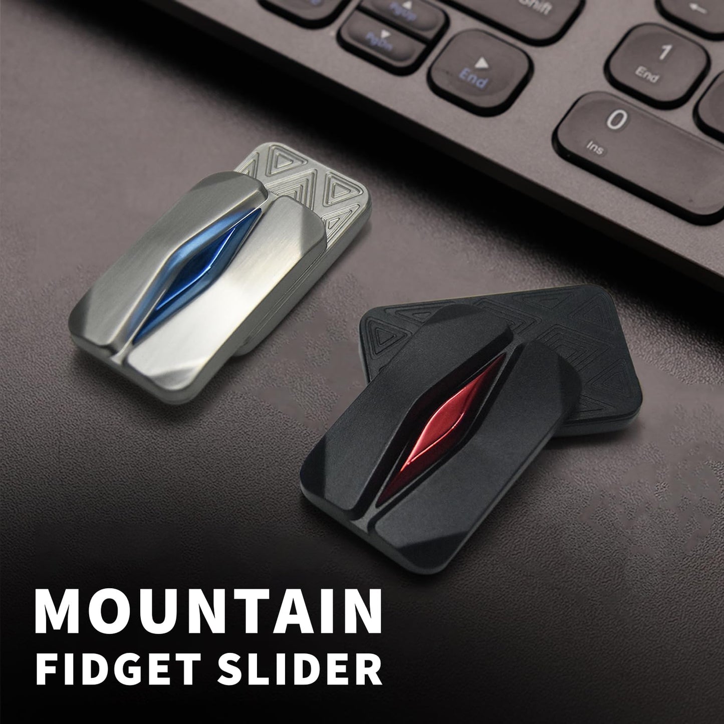 HIDEDC Mountain Fidget Slider – Trackless Design for Focus & Tricks