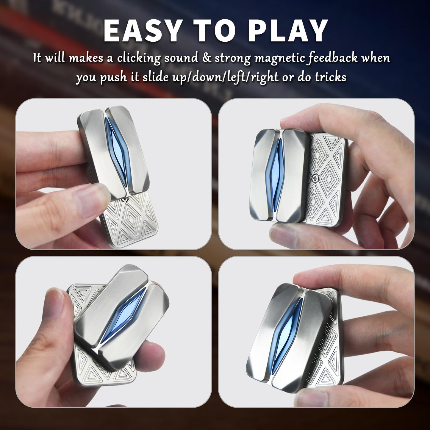 HIDEDC Mountain Fidget Slider – Trackless Design for Focus & Tricks
