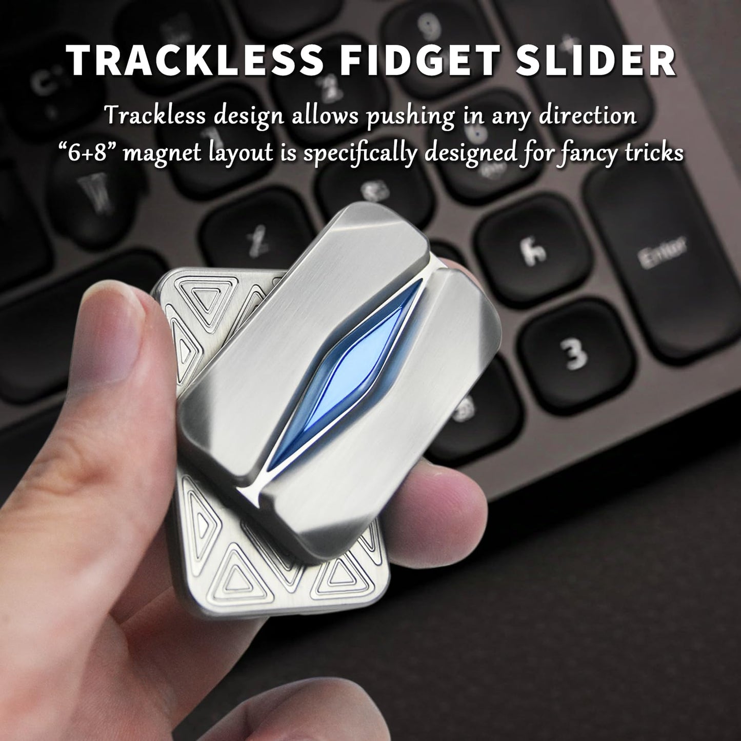 HIDEDC Mountain Fidget Slider – Trackless Design for Focus & Tricks
