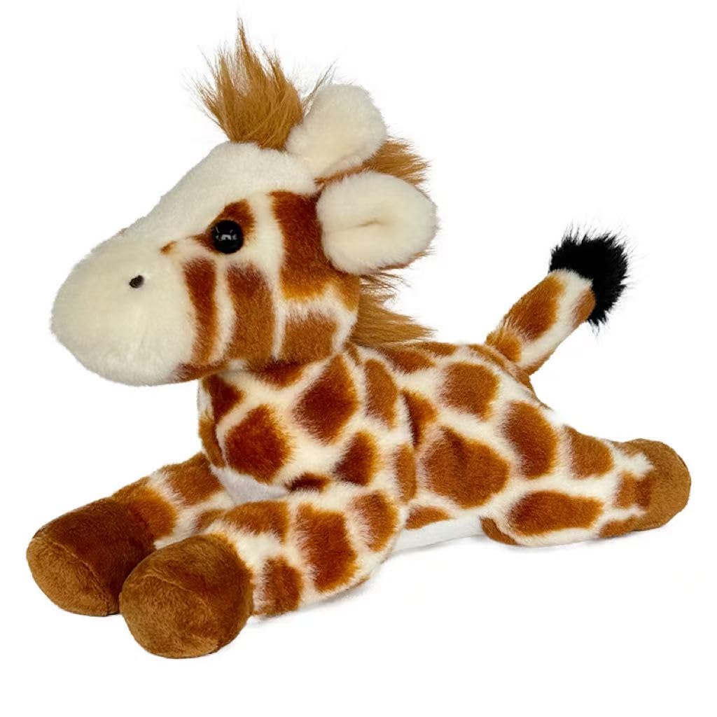 Hideekoog Giraffe Plush Toy - 12-Inch Soft Lying-Down Stuffed Animal for Kids