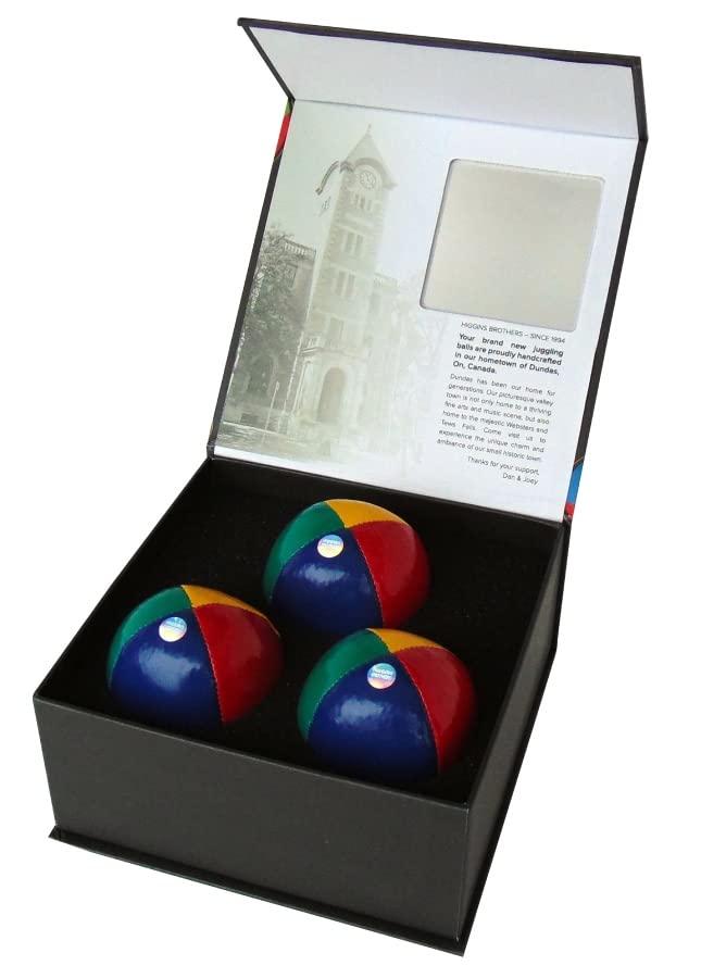 Higgins Brothers Juggling Balls Kit - World's Finest 3-Ball Boxed Set
