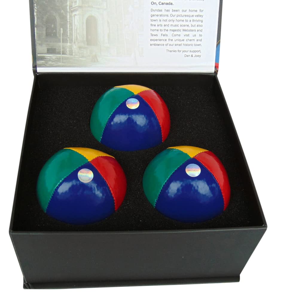 Higgins Brothers Juggling Balls Kit - World's Finest 3-Ball Boxed Set