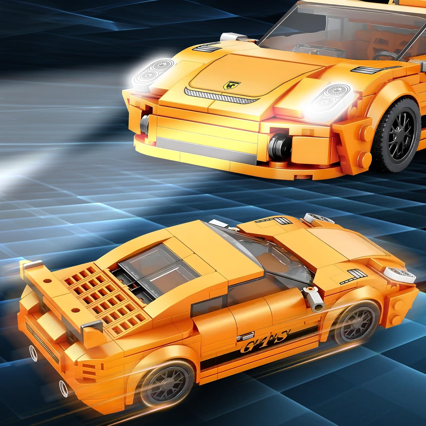 HIGH GODO Speed Racing Cars Building Sets – 338-Piece 911 Model Kit for Teens