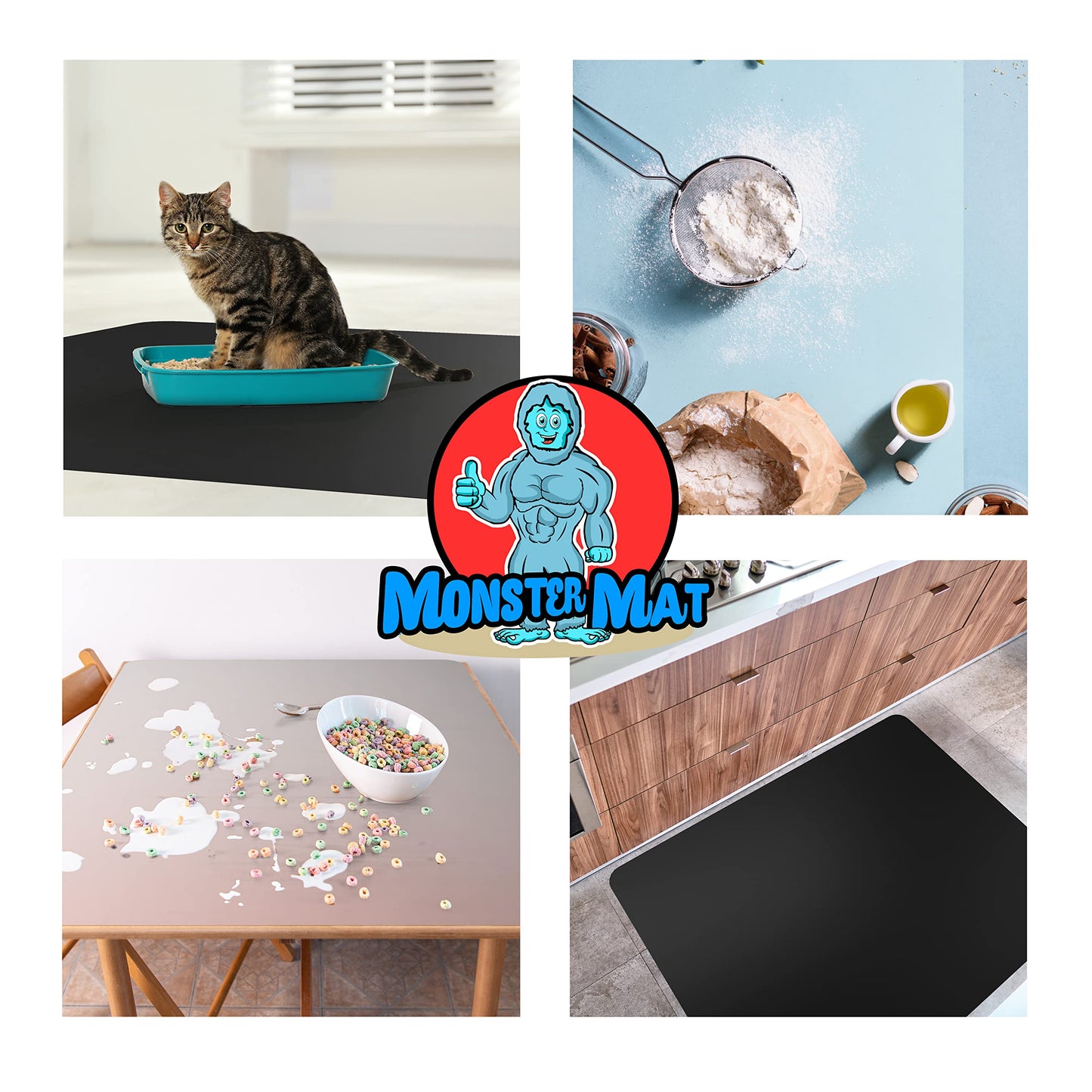 HIGHERHUMAN Super Jumbo Silicone Mat 36x48 (3x4 ft) – MonsterMat