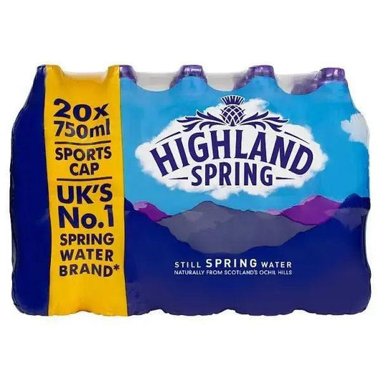 Highland Spring Still Spring Water 750ml (Case of 15)