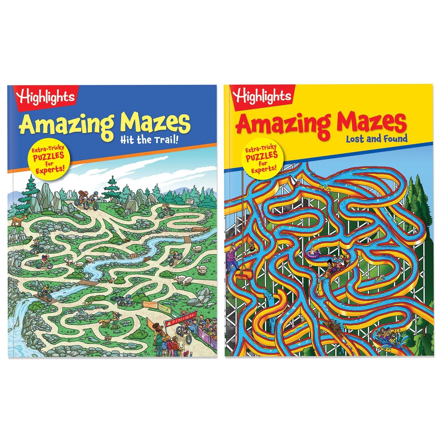 Highlights for Children Amazing Mazes: 2-Pack for Kids 6+ | Screen-Free Fun & Challenging Mazes