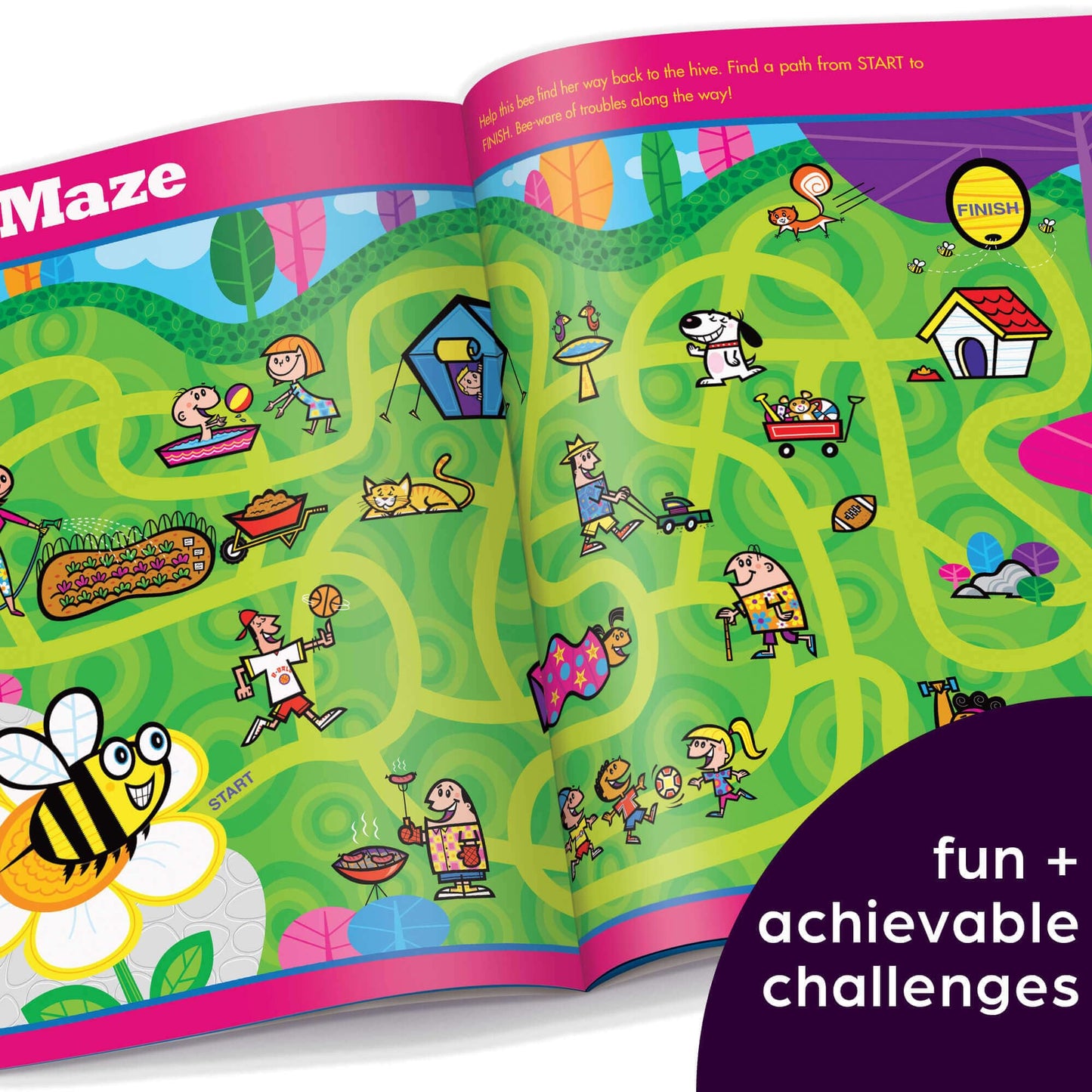 Highlights for Children: Amazing Mazes – Beginner Maze Books for Kids 3-6 (2-Pack)