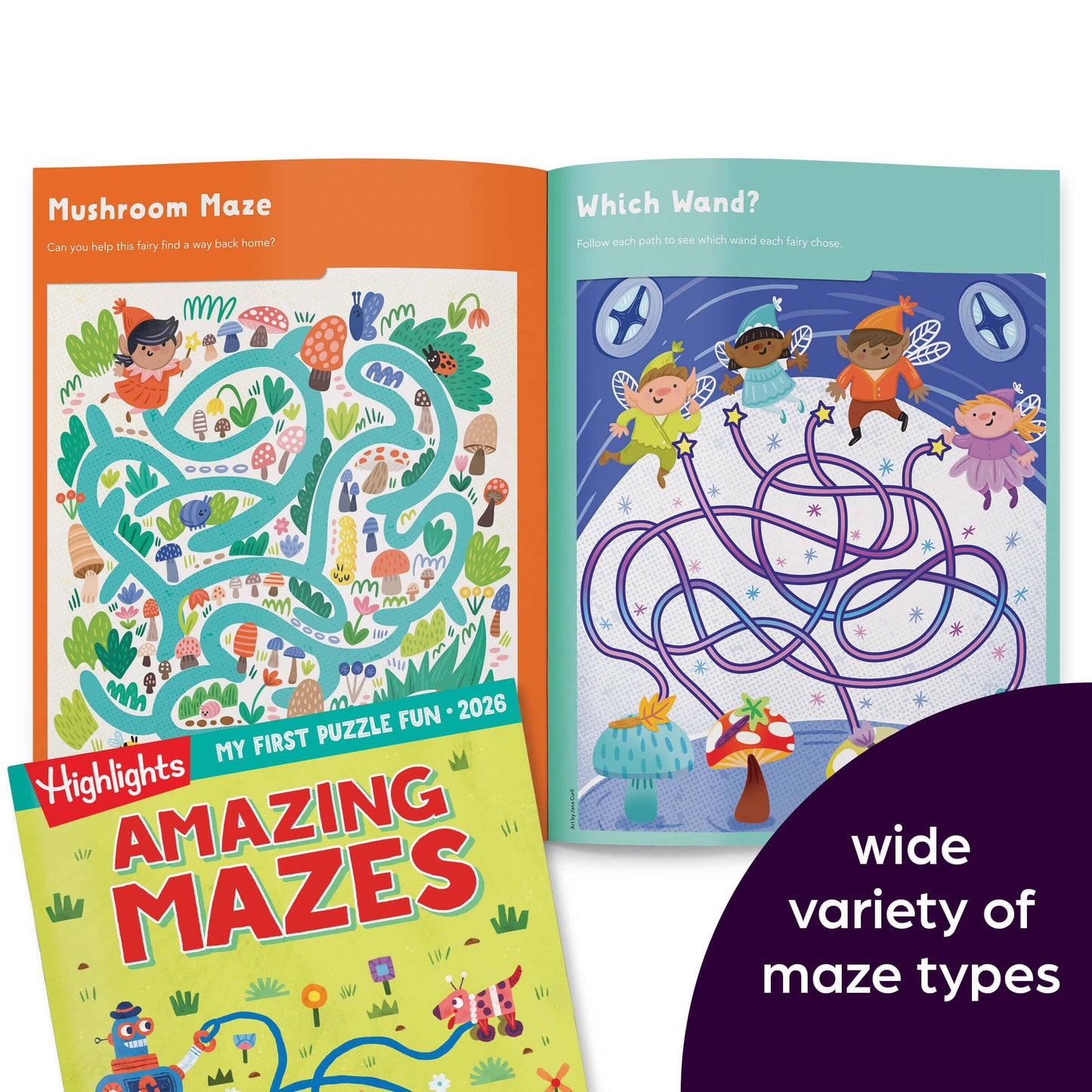 Highlights for Children: My First Puzzle Fun 2026 – 4-Book Activity Set for Ages 3-6