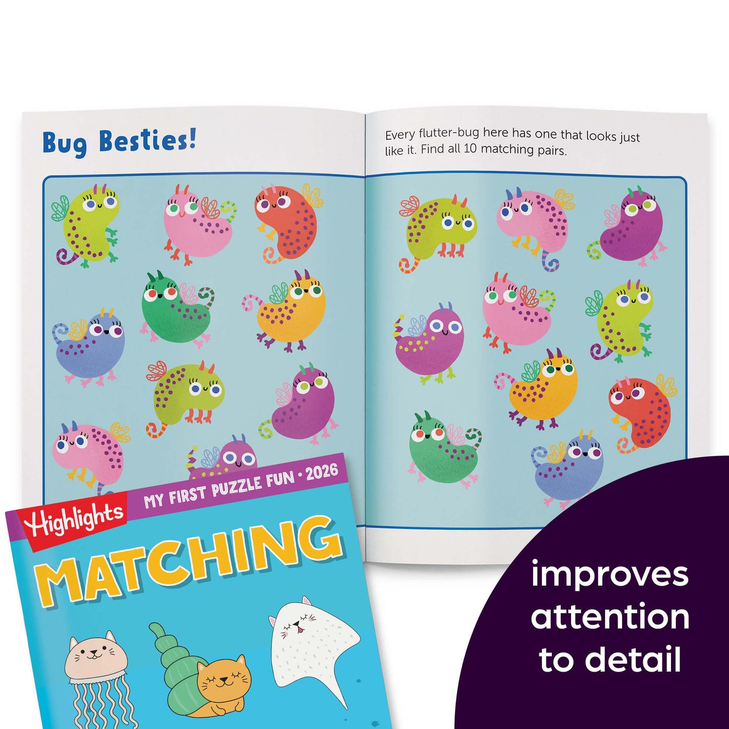 Highlights for Children: My First Puzzle Fun 2026 – 4-Book Activity Set for Ages 3-6