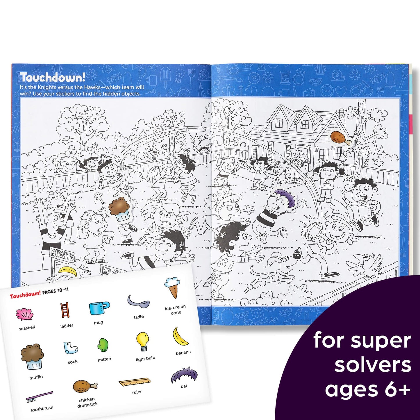 Highlights Hidden Pictures Sticker Challenge 4-Pack – 64 Pages, 440+ Stickers for Kids 6 and Up