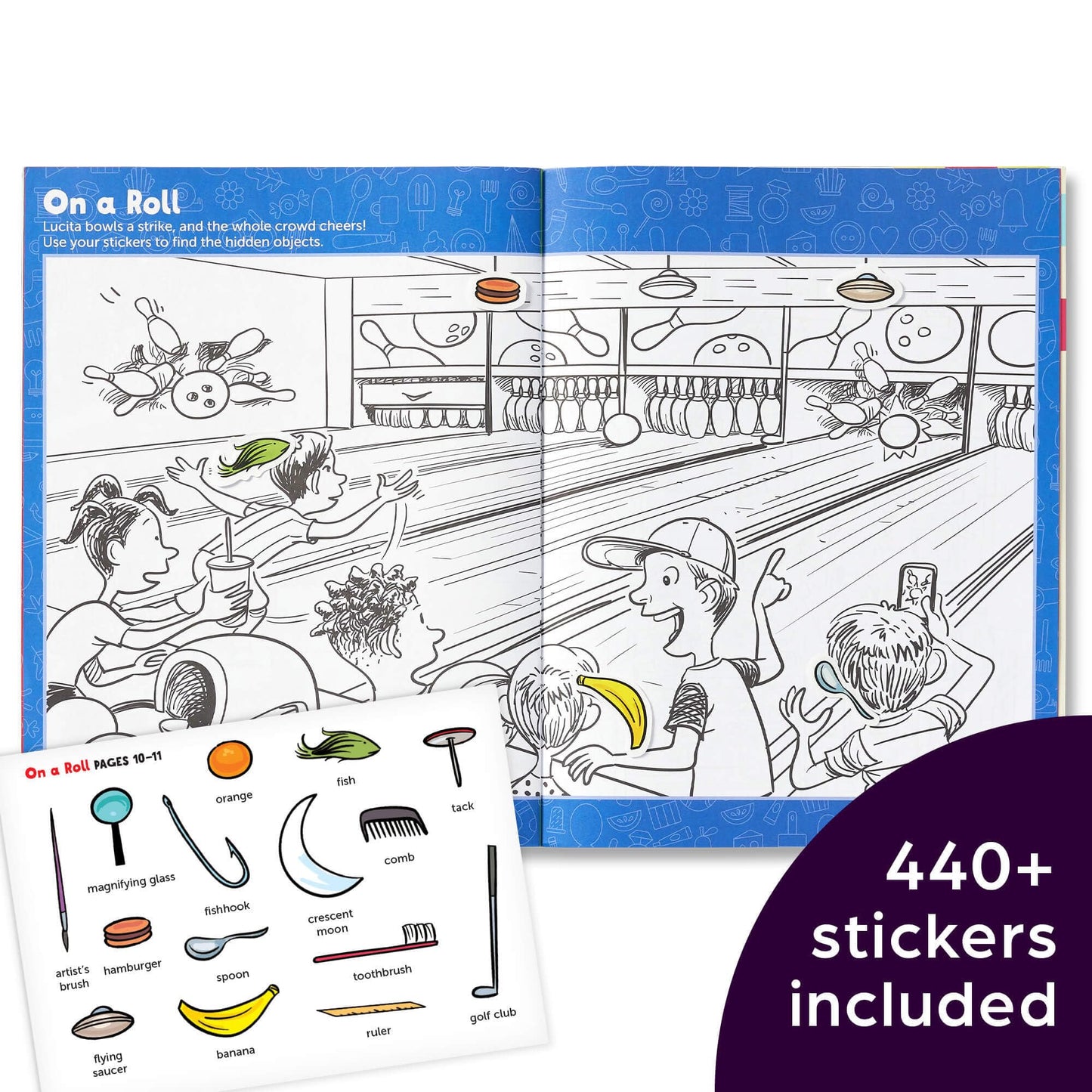 Highlights Hidden Pictures Sticker Challenge 4-Pack – 64 Pages, 440+ Stickers for Kids 6 and Up