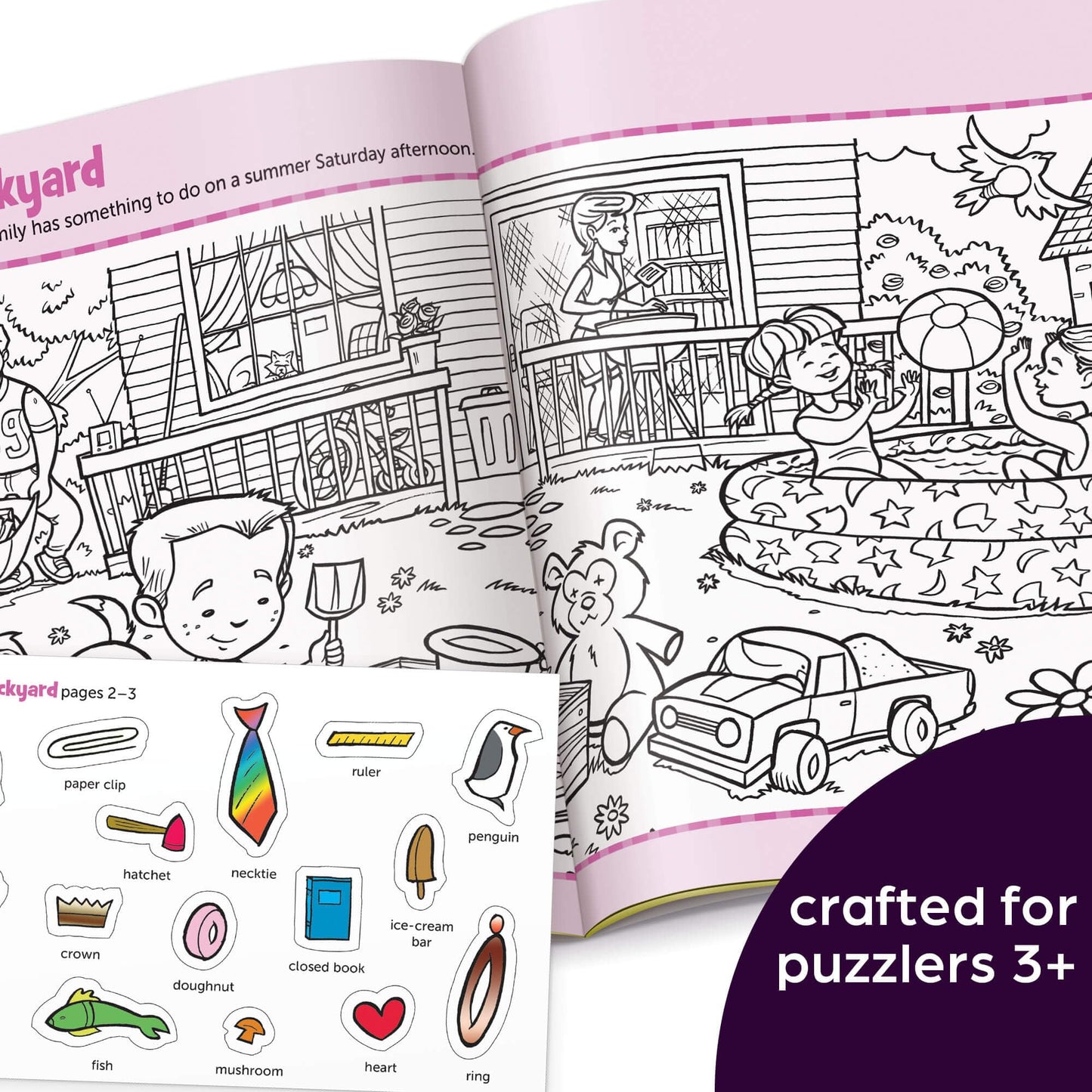 Highlights Hidden Pictures Sticker Fun for Kids 3-6 — 4-Book Set with 480+ Stickers (Volume 1)