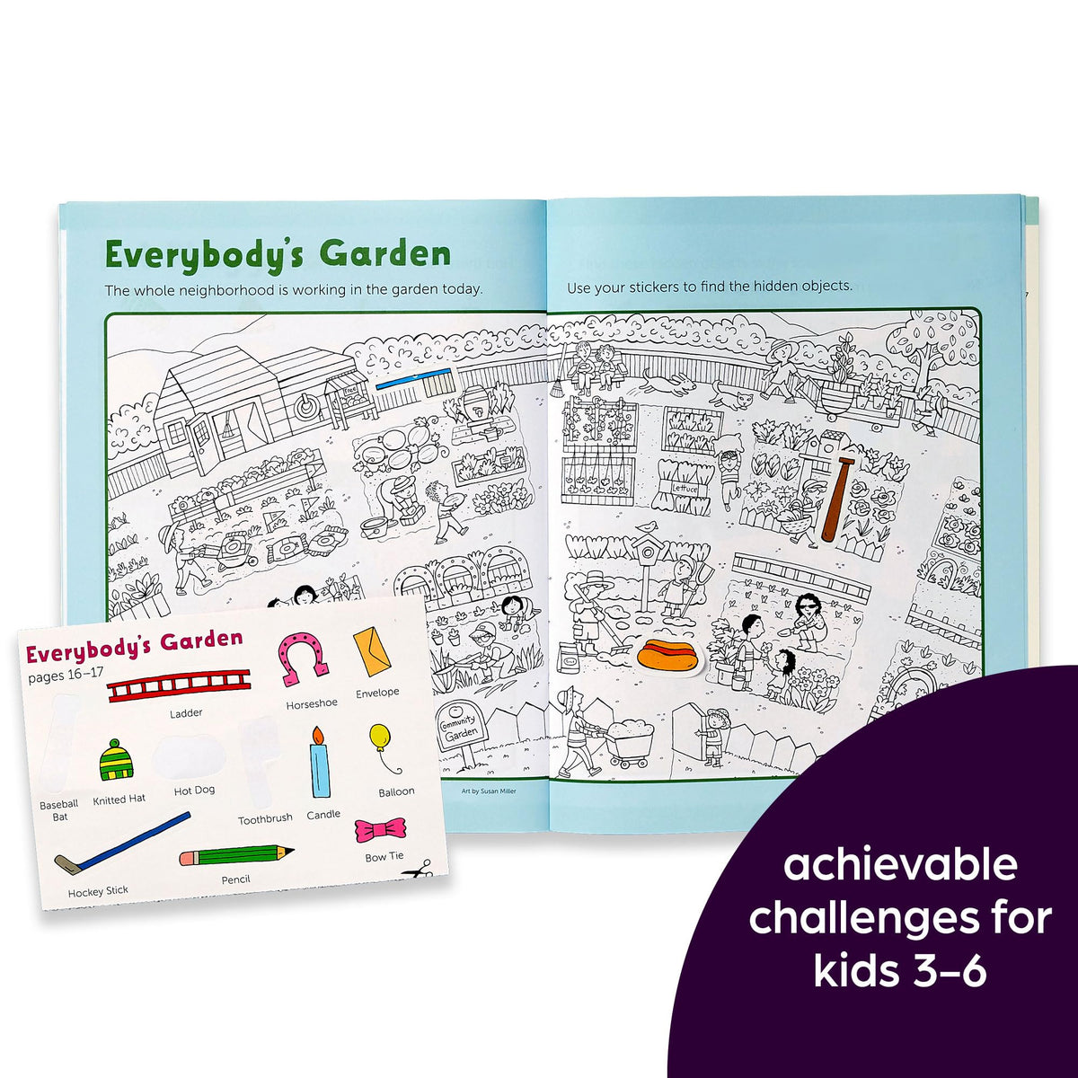 Highlights My First Hidden Pictures 2023 – 4-Book Travel Set for Kids Ages 3-6